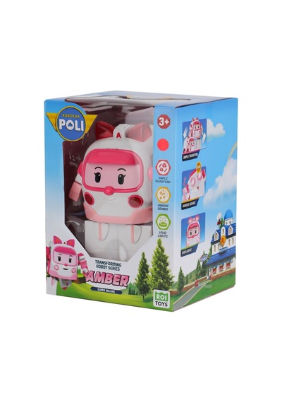 Polı Mrt-687 Robocar Poli Büyük Transforming Robot Amber Sesli Ve Işıklı