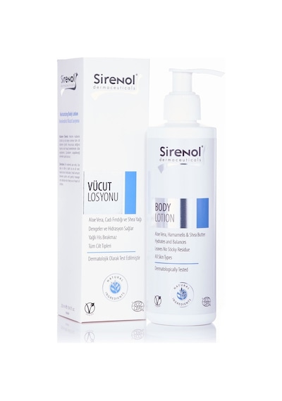 Sirenol Natural Vücut Losyonu 250 ML