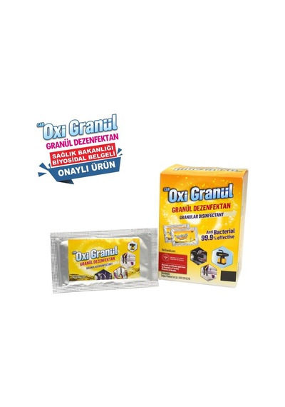 C&b Oxi Granül Dezenfektan Biyosidal Ruhsatlı 5 Gr Toz Ambalaj 5