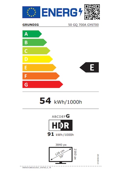 Grundig 50 GQ 700A 4K Ultra HD 50" 127 Ekran Uydu Alıcılı Google Smart QLED TV