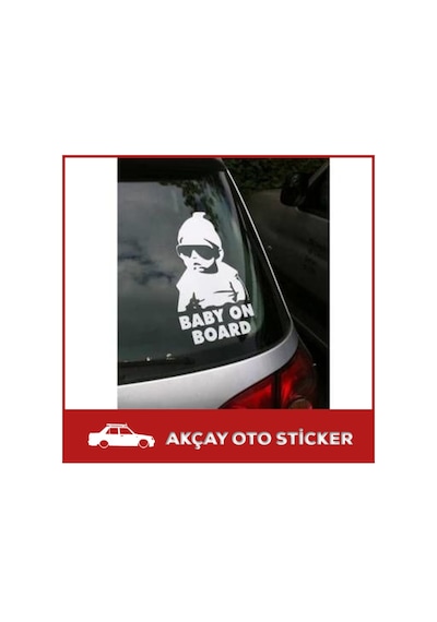 Baby On Board Sticker Arabada Bebek Var Sticker Oto Sticker (226685983)