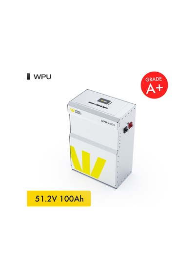 Werer Energy 48V 100Ah 5.4kW LiFePO4 WPU Series Bluetooth’lu Lityum Demir Fosfat Akü