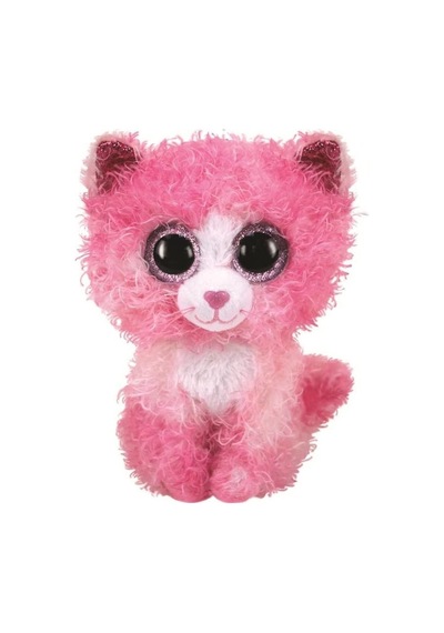 Reagan Pembe Kıvırcık Saçlı Kedi 15 Cm Genel