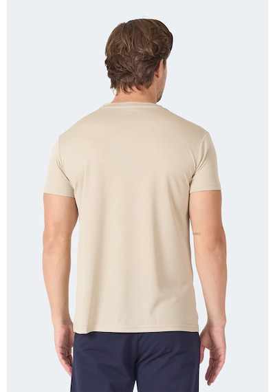 Slazenger Omar Ktn Erkek Ekru Tişört Ekru