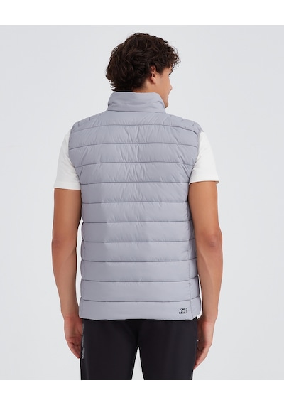 Skechers M Outerwear Padded Vest Erkek Gri Yelek S231241-035 Gri