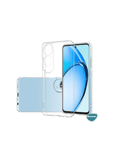 Microsonic Oppo A60 Kılıf Transparent Soft Şeffaf -