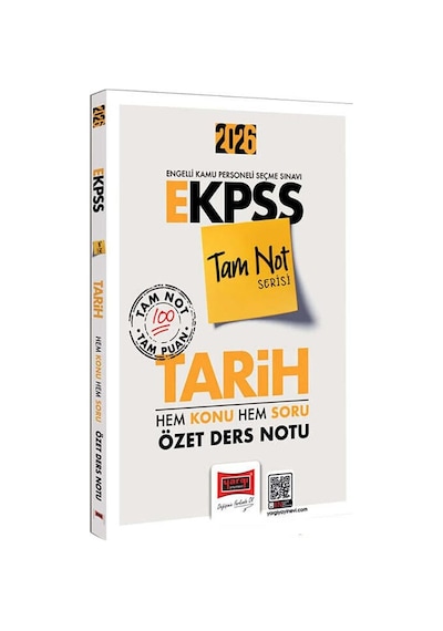 Yargı 2026 Ekpss Tam Not Serisi Tarih Hem Konu Hem Soru Özet Ders Notu