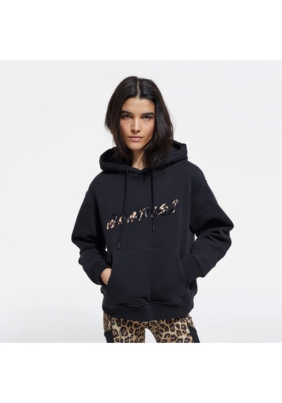 The Kooples Kadın Baskılı Siyah Sweatshırt