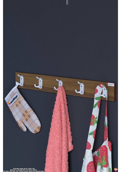Arı 15 Kancalı Mutfak Askısı 3'lü Set 66,4x9,6 Cm - Şık Tasarım, Çok Amaçlı Düzenleyici Ve Yer Tasarrufu 70 Cm Arı 15 Kancalı Mutfak Askısı 3'lü Set 66,4x9,6 Cm - Şık Tasarım, Çok Amaçlı Düzenleyici Ve Yer Tasarrufu 70 Cm