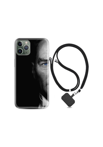 Apple Uyumlu  iPhone 12 Pro Max Kılıf Boyun Askılı Atatürk Portre 3 1331