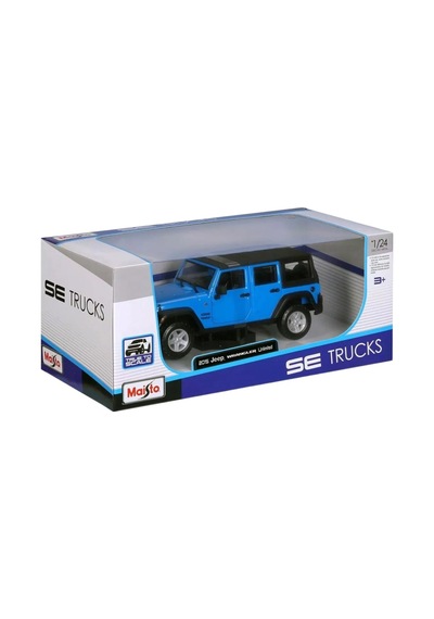 Maisto Se Trucks 15 Jeep Wrangler Unlimited Model Araba Mavi Mavi