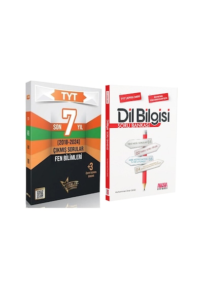 Liderler Tyt Fen Bilimler Çıkmış Sorular Son 7 Yıl Ve Akm Dil Bilgisi Soru Bankası Seti 2 Kitap
