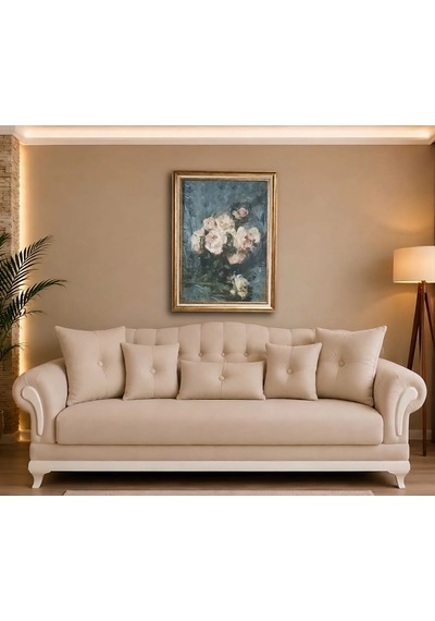 Vintage Gold Çerçeveli Tablo 60x80 Cm