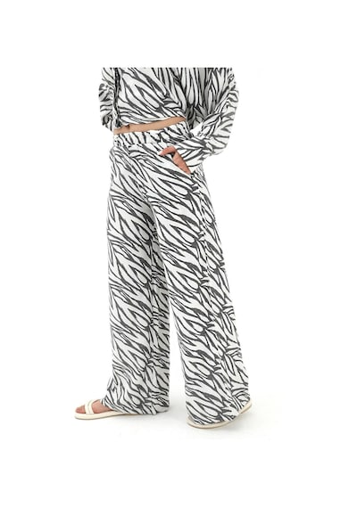 Wpr Zebra Desenli Alt Üst İkili Takım - Siyah-siyah Siyah