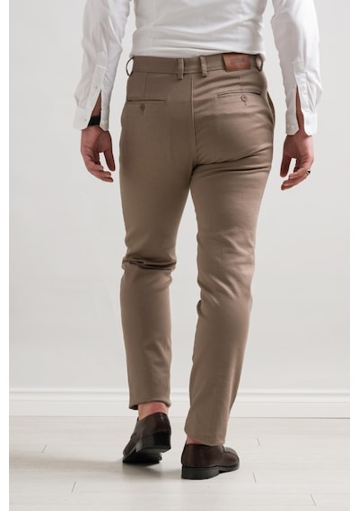 Notra Klasik Kesim Kışlık Kumaş Gabardin Boru Paça Erkek Pantolon 001