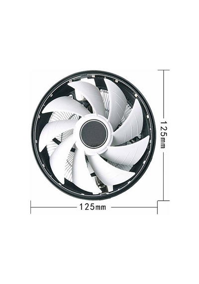 Bilgisayar Araçları Sessiz Cpu Soğutucu Fan Isı Emici Intel 775/1150/1151/1155/1156/1366 Amd Pc İçin