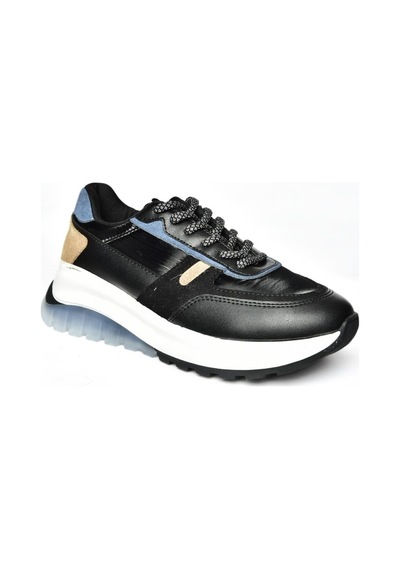 Fox Shoes R312911909 Siyah Kadın Spor Ayakkabı Sneakers Siyah