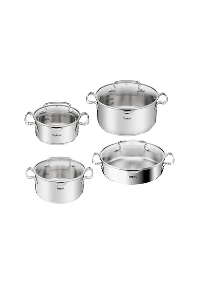 Tefal Duetto İndüksiyon Tabanlı 8 Parça Çelik Tencere Seti - 2100 Diğer