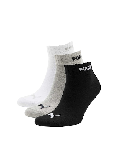 Puma Quarter 3'lü Çorap 88749804 Gri
