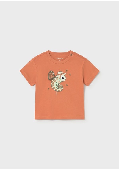 Mayoral Kız Bebek Kısa Kollu T-shirt Turuncu - 01004