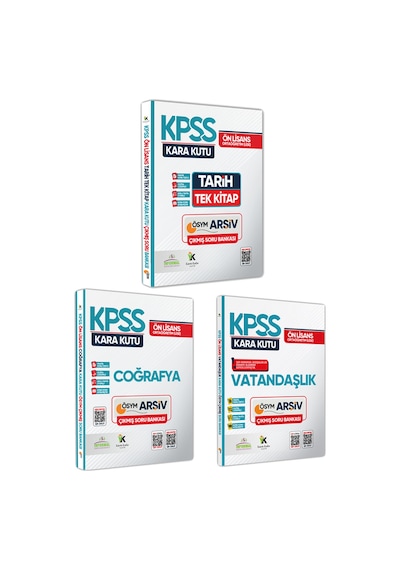 Kpss Önlisans/ortaöğretim Kara Kutu Genel Kültür Tekli Kitap Set