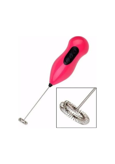 Pilli Mini Mixer Süt Ve Kahve Köpürtücü Portatif Cappuccino Mikseri Plastik Diğer
