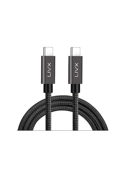 Livx Transparent 45w Pd/qc Mini Araç Şarj Cihazı Ve 50cm Hızlı Şa
