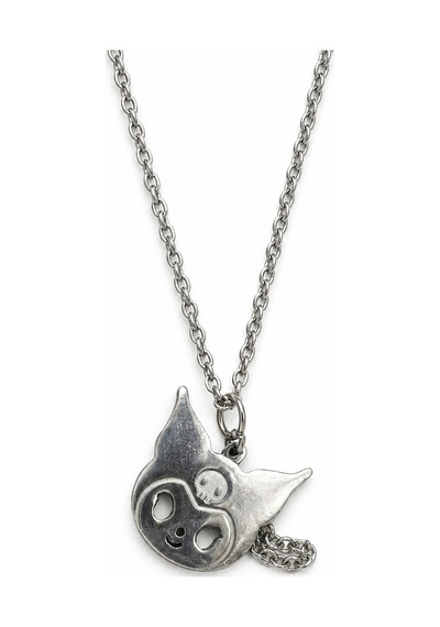 Gotik Şeytan Figürlü Kolye Metal Unisex Hediye Aksesuar Çok renkli