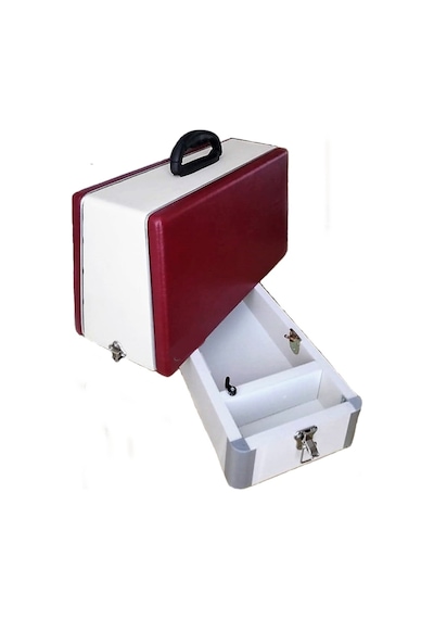 Dikiş Makine Çantası (Ahşap Vinilex Deri)