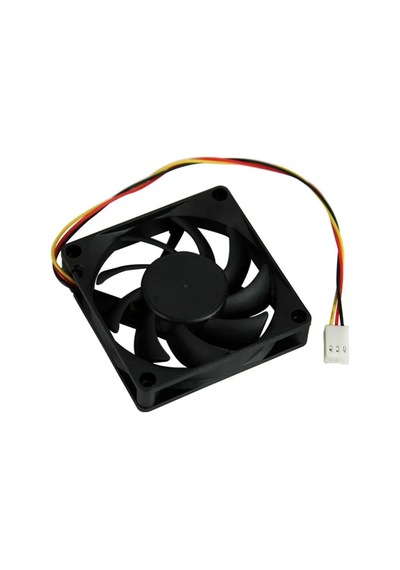 7cm 12v 3 Pinli Kasa Fanı 7cm X 7cm X 1.5cm 2 Pimli Dc 12volt Fan