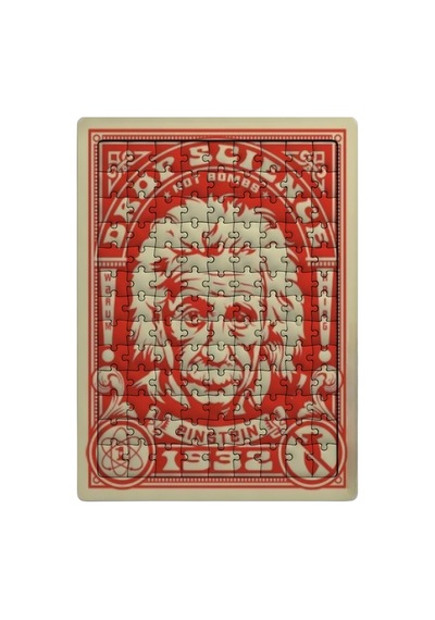 Ghostbastır Design Einstein 99 Parça Ayaklı Puzzle Dekoratif Çocuk Yapbozu 0129