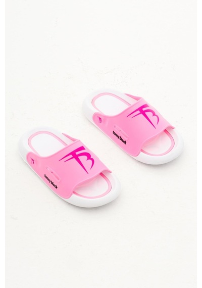 Tonny Black Poıli Taban Logolu Çocuk Unisex Pembe Terlik Tbacr896 PEMBE
