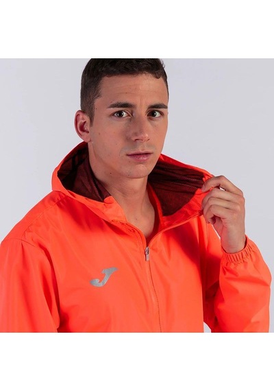 Mercan Joma Erkek Performans Koşu - Yürüyüş Yağmurluk Elite Raincoat Fluor Coral 102235.040 Mercan