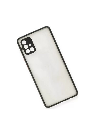 Newface Samsung Galaxy Uyumlu, A71 Kılıf Montreal Silikon Kapak - Siyah