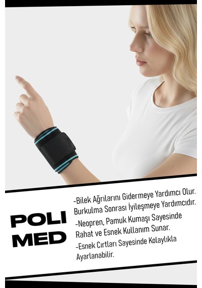 Spor Bandaji 2 Adet El Bilek Burkulmalari