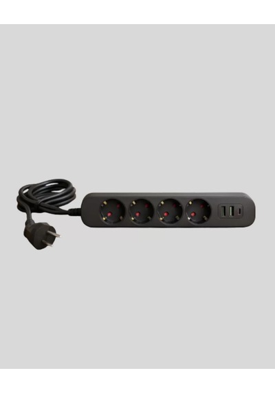 Led Anahtarlı Akım Korumalı Çoklu Priz 4 Priz 3 Usb Girişli Diğer