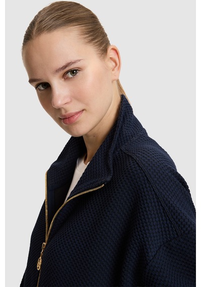 U.S. Polo Assn. Kadın Lacivert Örme Hırka 50333007-vr033