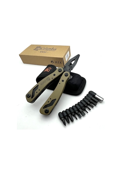 Columbia Company Np-4040 Çok Amaçlı Pense Ve Vidalama Seti - Haki