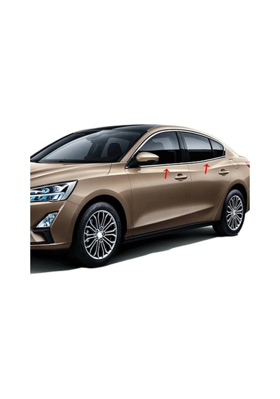 Ford Focus 4-4.5 Cam Çerçevesi Tam Tur Krom 2019+