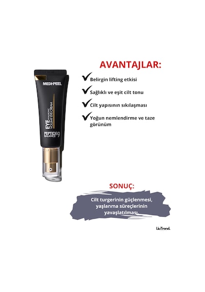Medipeel Peptide 9 Hyaluronic Volumy Eye Cream 40 Ml Peptit İçeren Yenileyici Göz Kremi M0548
