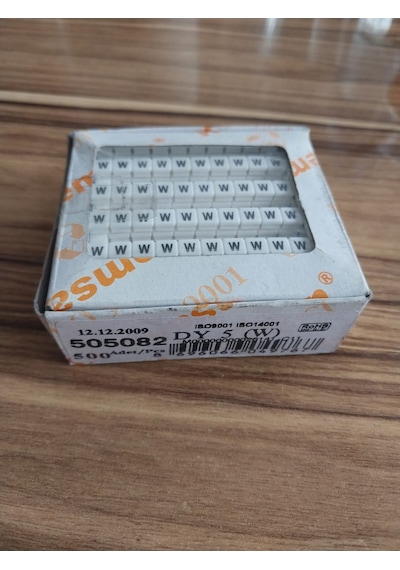 Klemsan 5x5 Baskılı etiket W
