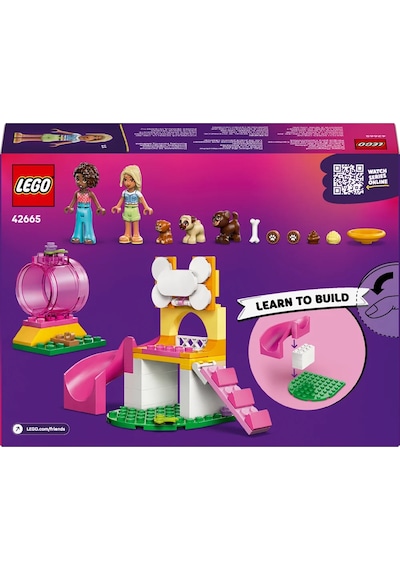 LEGO® Friends Yavru Köpek Oyun Parkı 42665 - 4 Yaş ve Üzeri Çocuklar için Yaratıcı Oyuncak Yapım Seti (66 Parça)