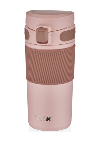 Tkk 450 Ml Pembe Paslanmaz Çelik Termos Matara - Kahve Kupası/Termosu