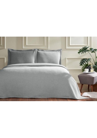 Özdilek Stripe Çift Kişilik Yatak Örtüsü 240x260 Cm İndigo