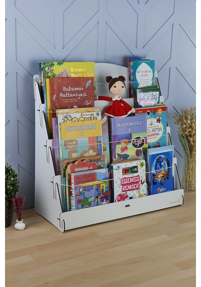 Lucky Montessori Ahşap Çocuk Odası 4 Raflı Kitaplık Beyaz - 271488171 Beyaz Lucky Montessori Ahşap Çocuk Odası 4 Raflı Kitaplık Beyaz - 271488171 Beyaz