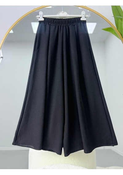 Lovie Moda Cepli Pantolon Etek Siyah