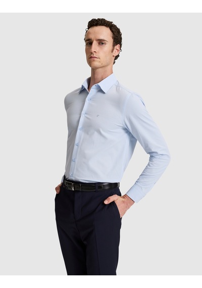 Pierre Cardin Erkek Açık Mavi Gömlek Desenli 50319669-vr003
