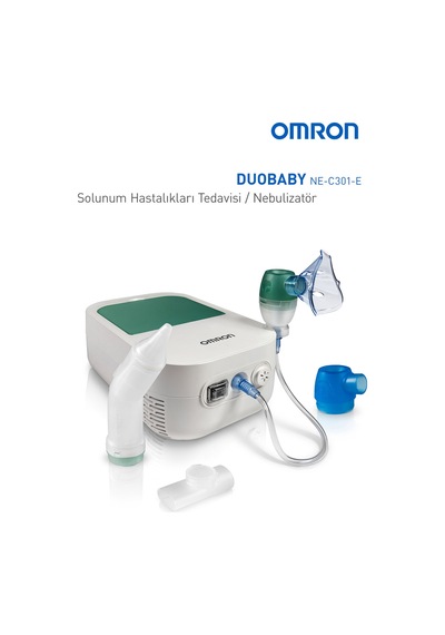 Omron DuoBaby, Burun Aspiratörlü Alt ve Üst Solunum Yoluna Uygun Nebulizatör