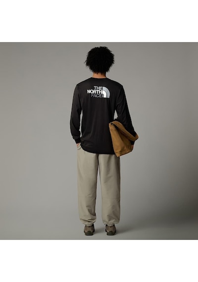 M L/s Easy Tee Black Renkli