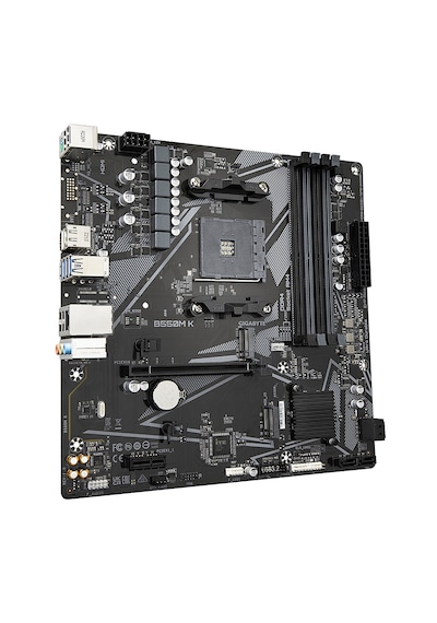 Gigabyte B550M K AMD B550 4733 MHz (OC) DDR4 Soket AM4 mATX Anakart Gigabyte B550M K AMD B550 4733 MHz (OC) DDR4 Soket AM4 mATX Anakart